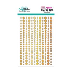 Plakparels gold glitter