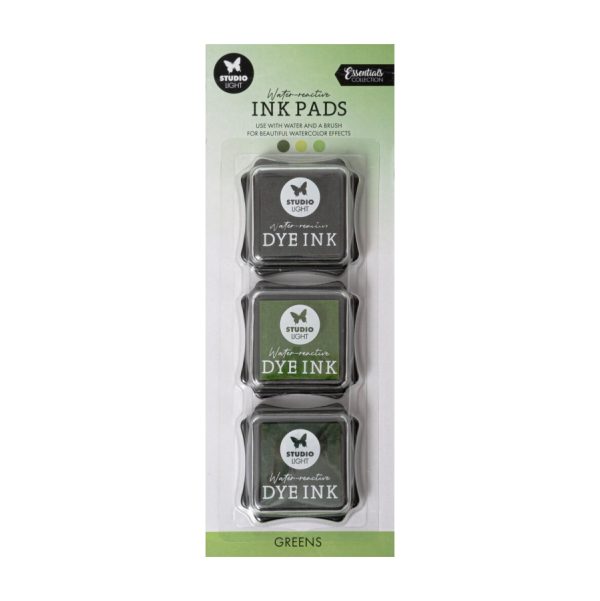 Inktkussens water-reactive greens