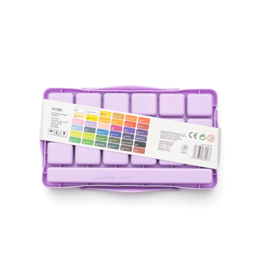 Gouache set 36 st. - Afbeelding 3