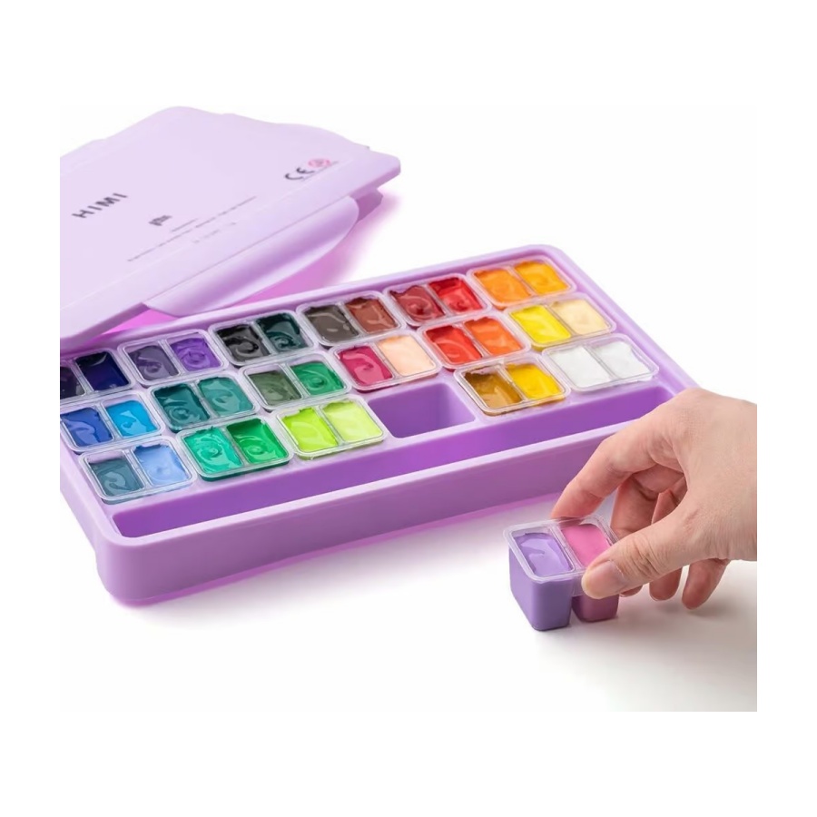 Gouache set 36 st. - Afbeelding 8