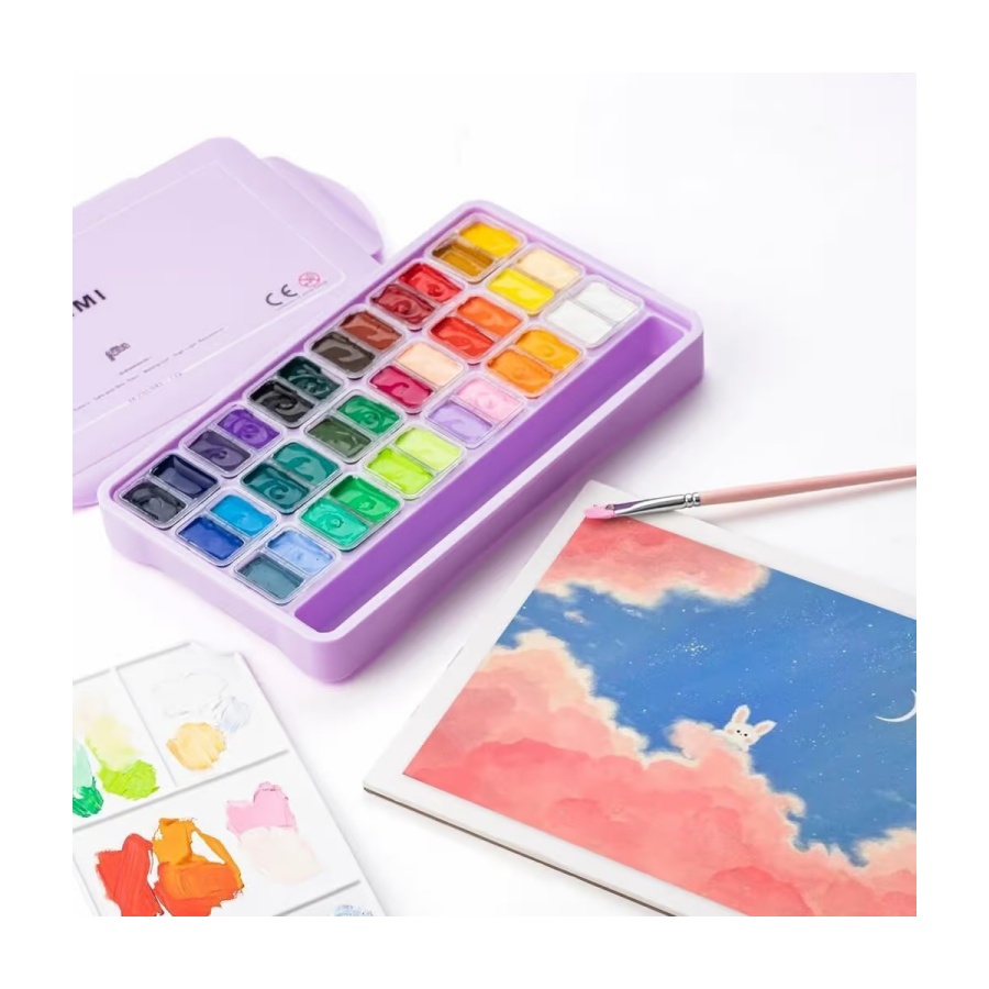 Gouache set 36 st. - Afbeelding 7