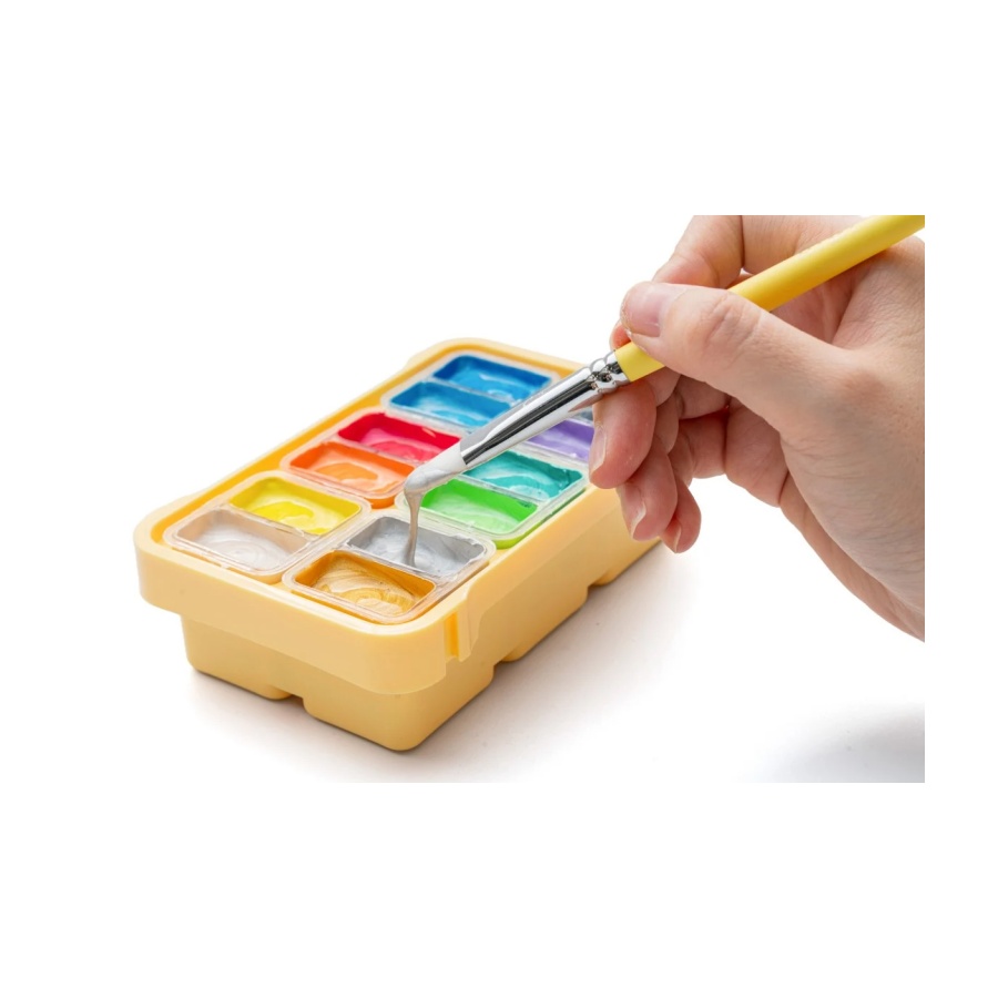 Gouache Metallic set 12 st. - Afbeelding 11