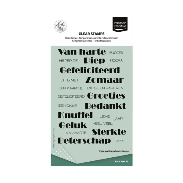 Stempel nederlandse teksten