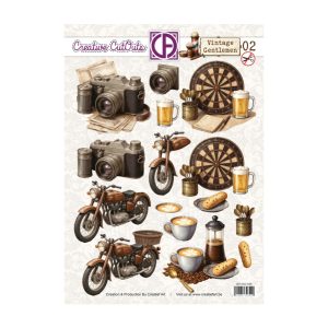 Collagevel vintage gentlemen 02