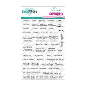 Stempel spelletjes teksten