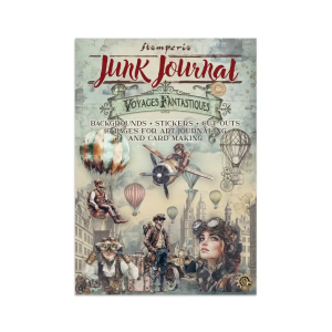 Voyages fantastiques Junk  junk journal ephemera boek