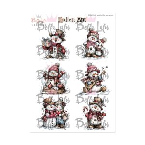 Knipvel let’s build a snowman