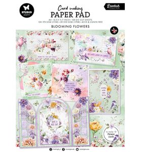 Kaartenmaakblok bloemen