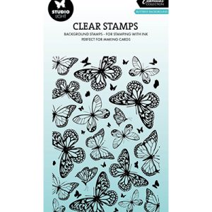 Stempel vlinder background
