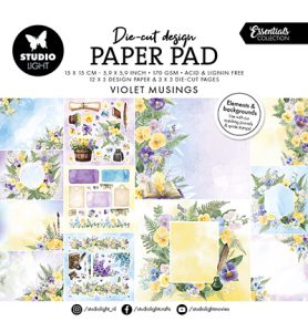 Designpapier & stansplaatjes Violet Musings