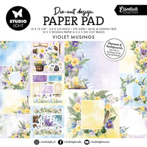 Designpapier & stansplaatjes Violet Musings