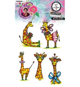 Stempel dazzling giraffes
