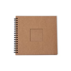 Passe-partout journal kraft 20.3×20.3 cm
