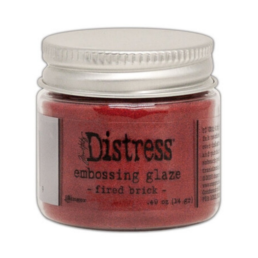 Distress embossing glaze fired brick