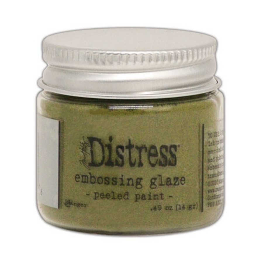 Distress embossing glaze peeled paint