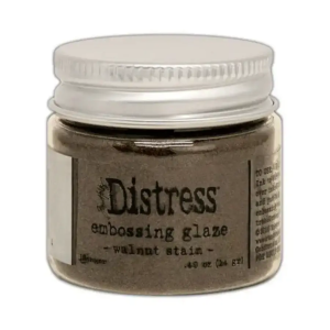 Distress embossing glaze walnut stain