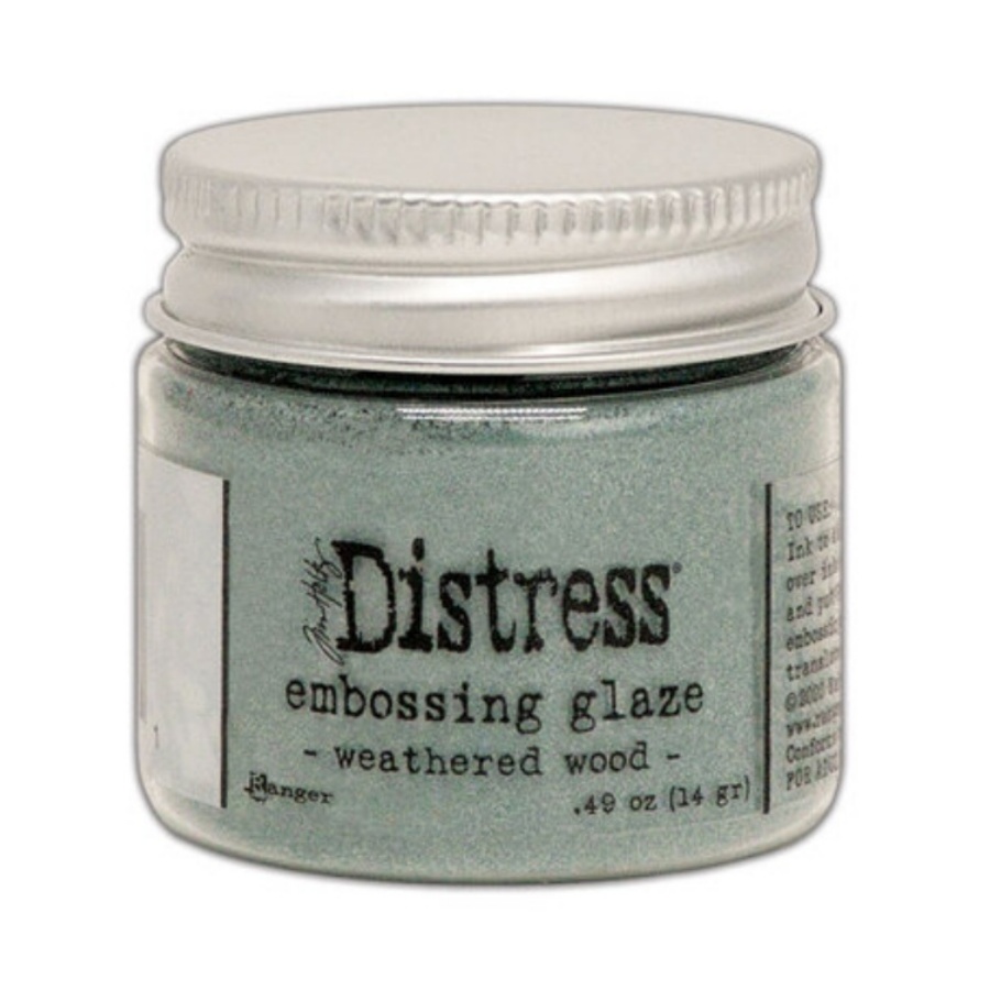 Distress embossing glaze weathered wood