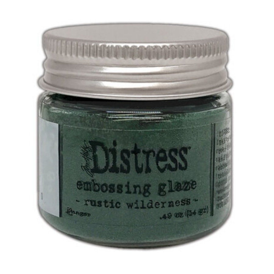 Distress embossing glaze rustic wilderness