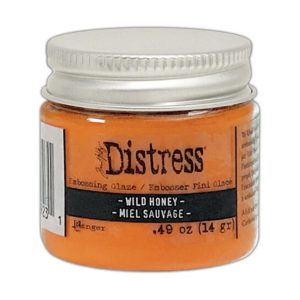 Distress embossing glaze wild honey