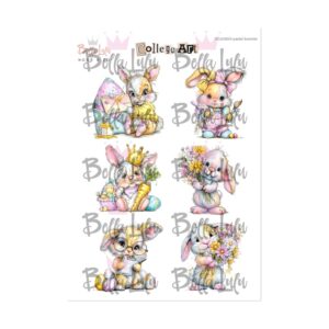 Knipvel pastel bunnies