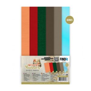 Cardstock winter bunnies