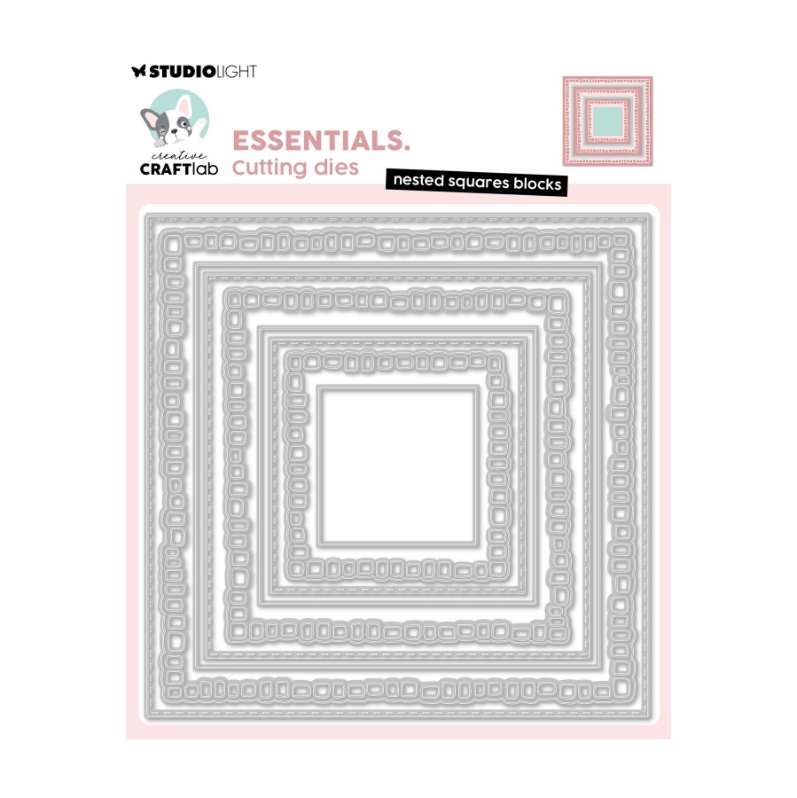 Stansmal nested squares blocks