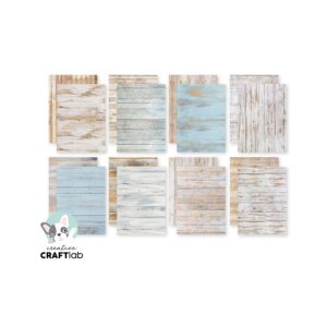 Paperpad shabby wood