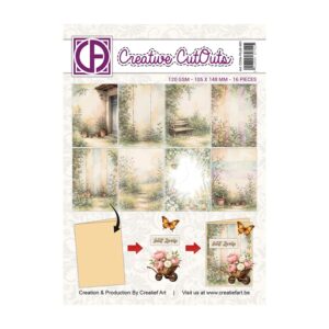 Collage papier My Happy Little Garden