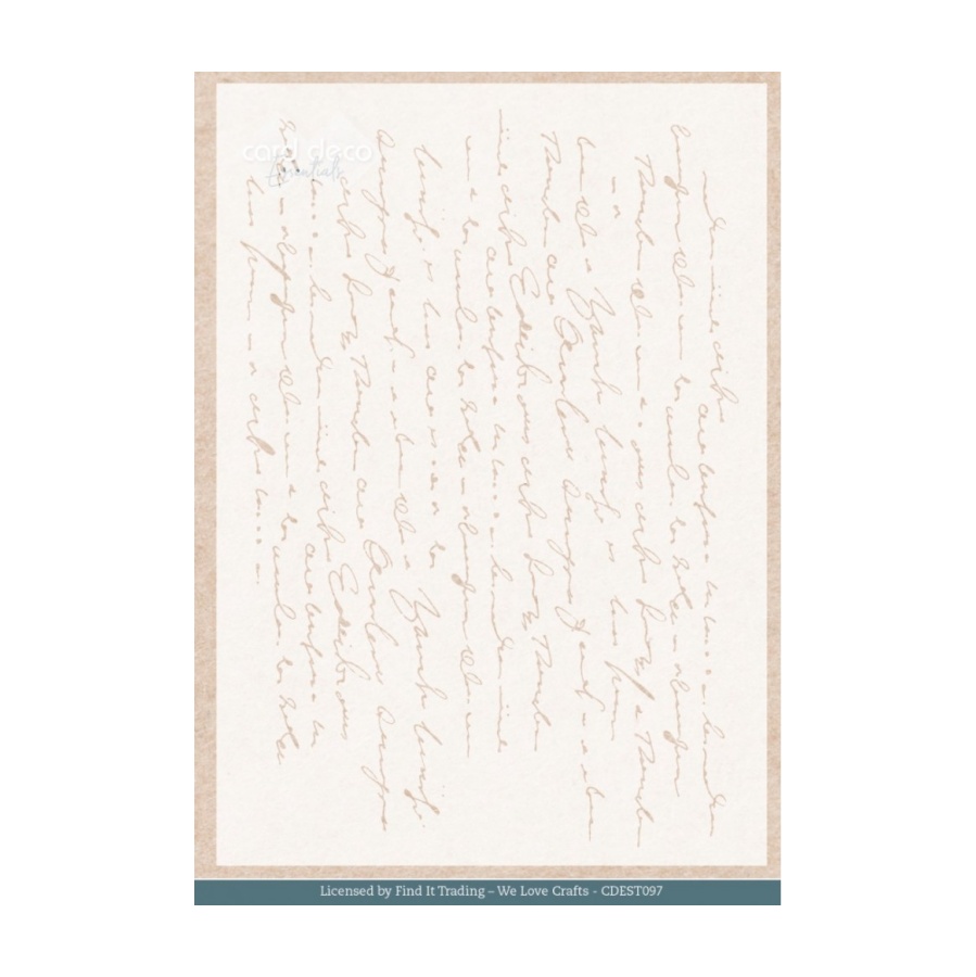 Stencil winter script