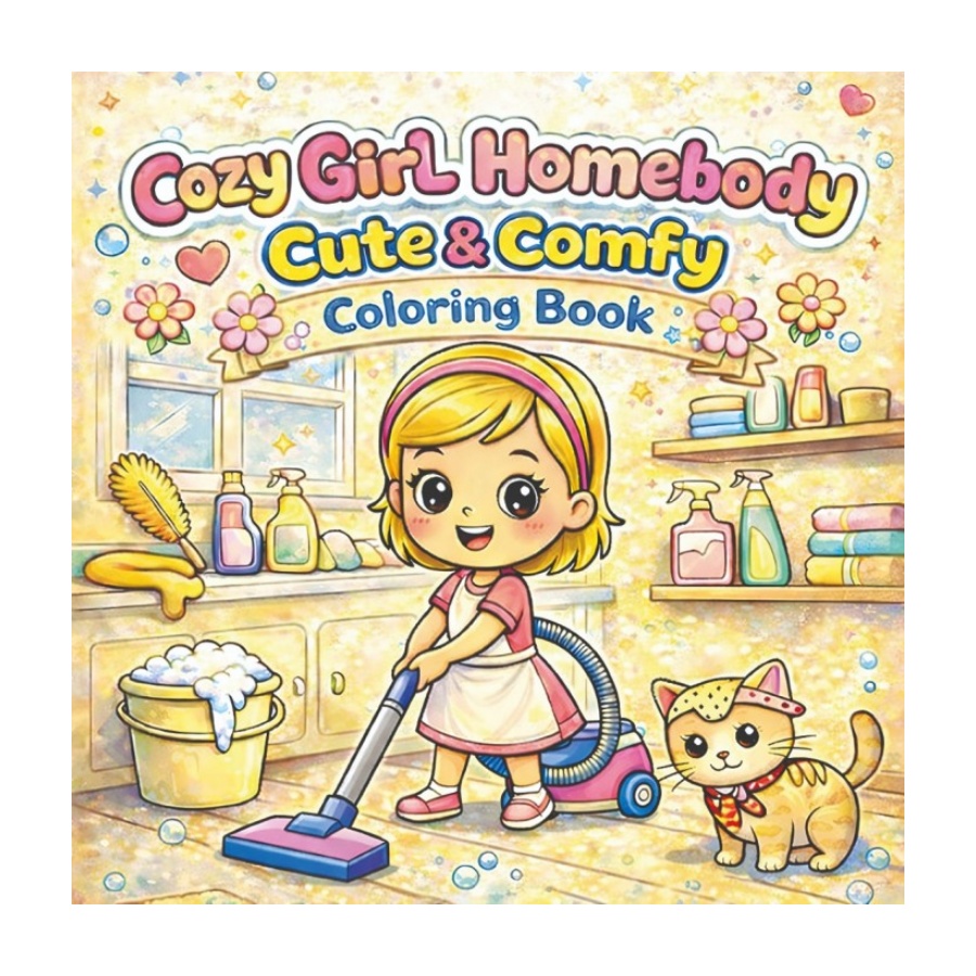 Kleurboek Cozy girl