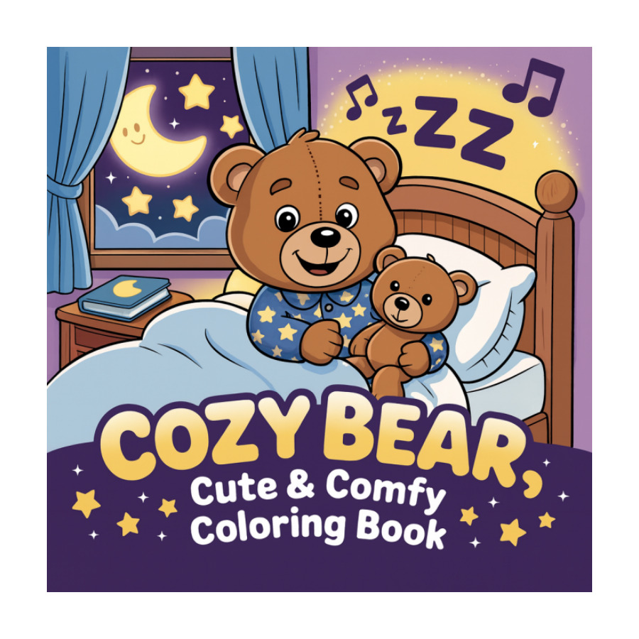 Kleurboek Cozy Bear 2