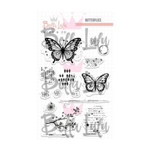 Clear Stamp butterflies