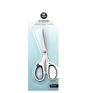 Schaar soft grip, non stick 6 inch – wit