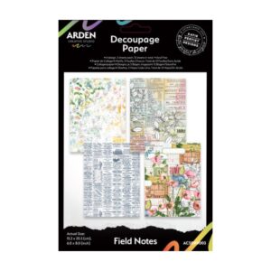 Decoupage Paper field Notes