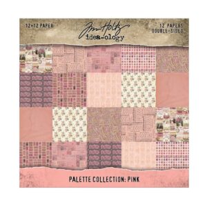 Designpapier palette pink 30,5 x 30,5 cm