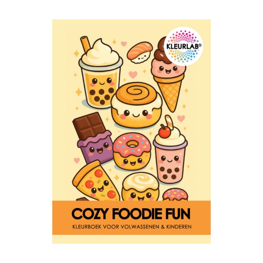 Kleurboek cozy foodie fun