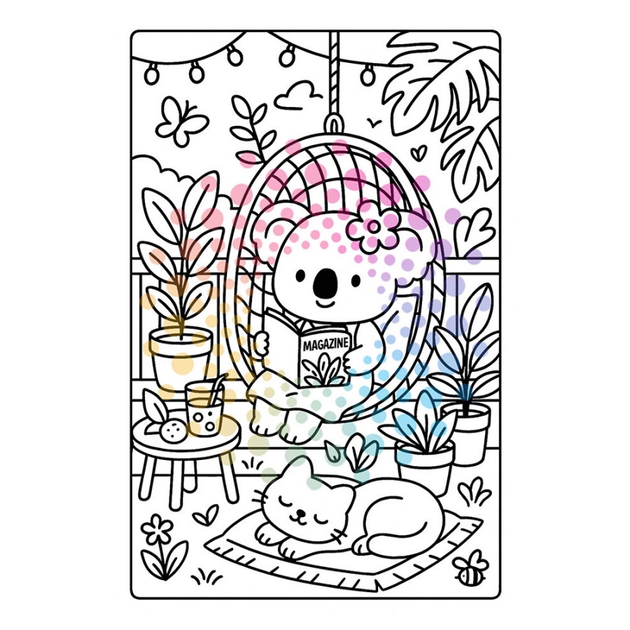 Kleurboek cozy summer - Afbeelding 4