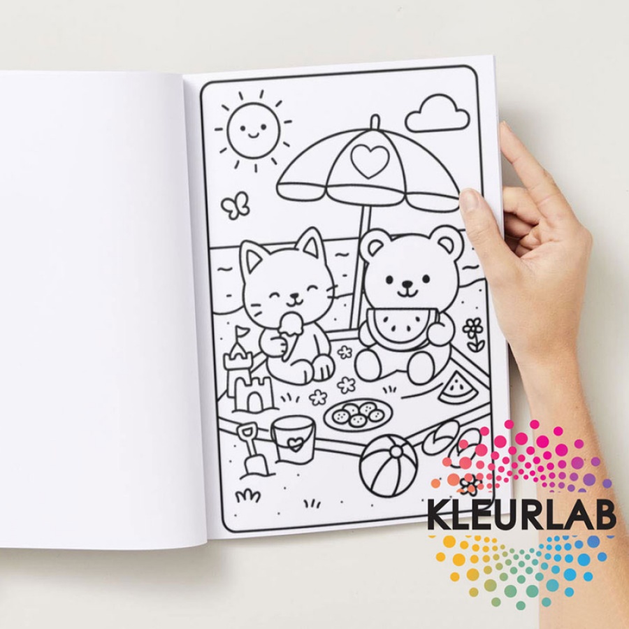 Kleurboek cozy summer - Afbeelding 2