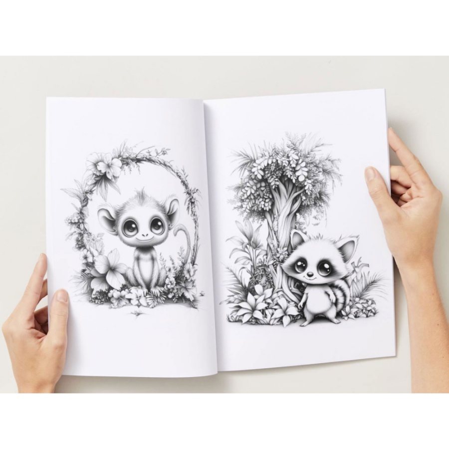 Kleurboek dierenparadijs - Afbeelding 2