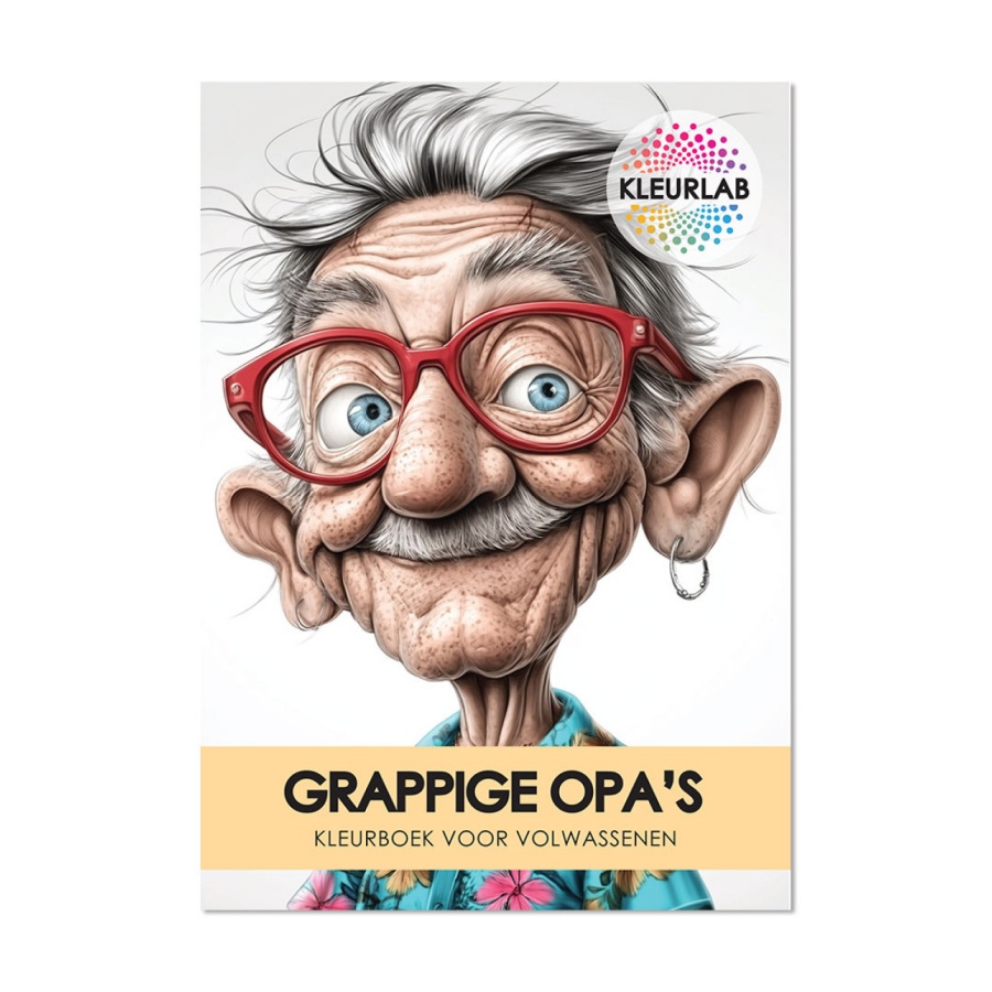 Kleurboek grappige opa's
