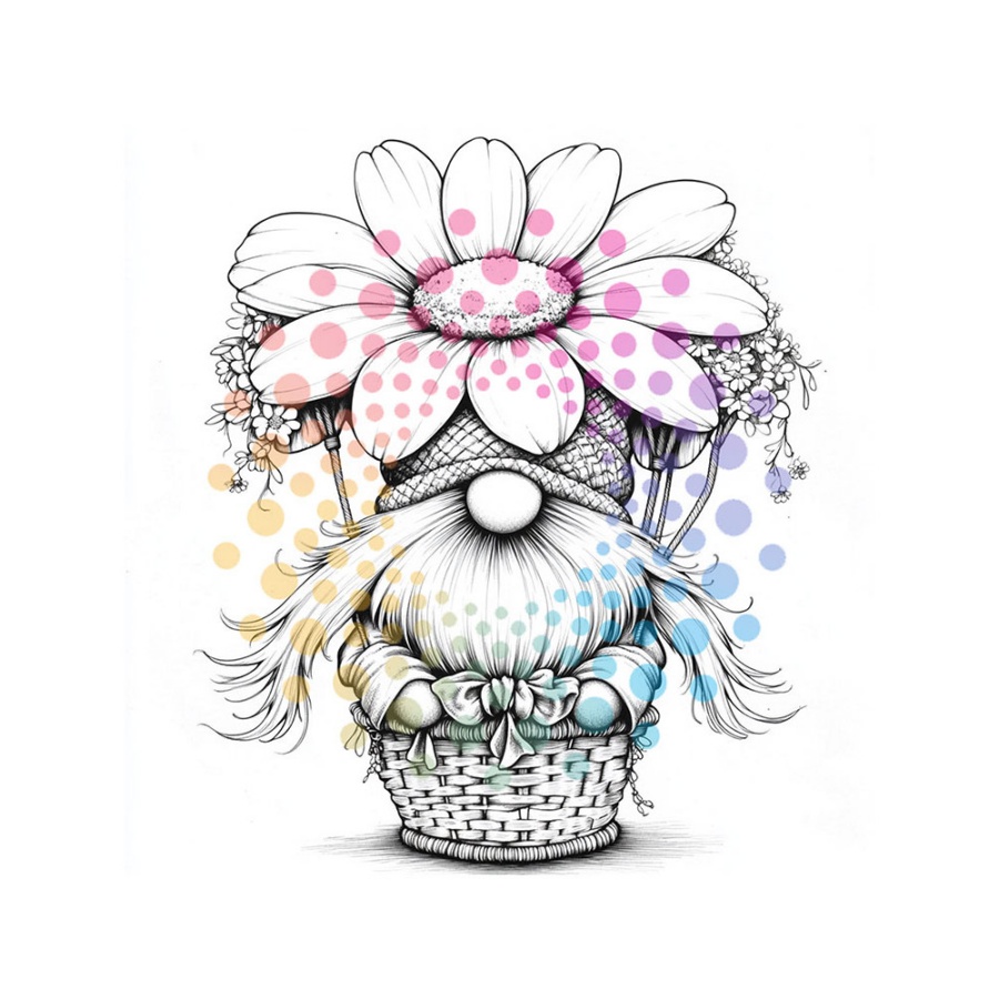 Kleurboek puntmutsen pret - Afbeelding 3