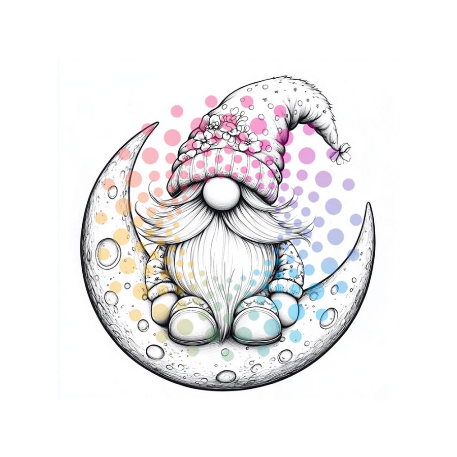 Kleurboek puntmutsen pret - Afbeelding 2