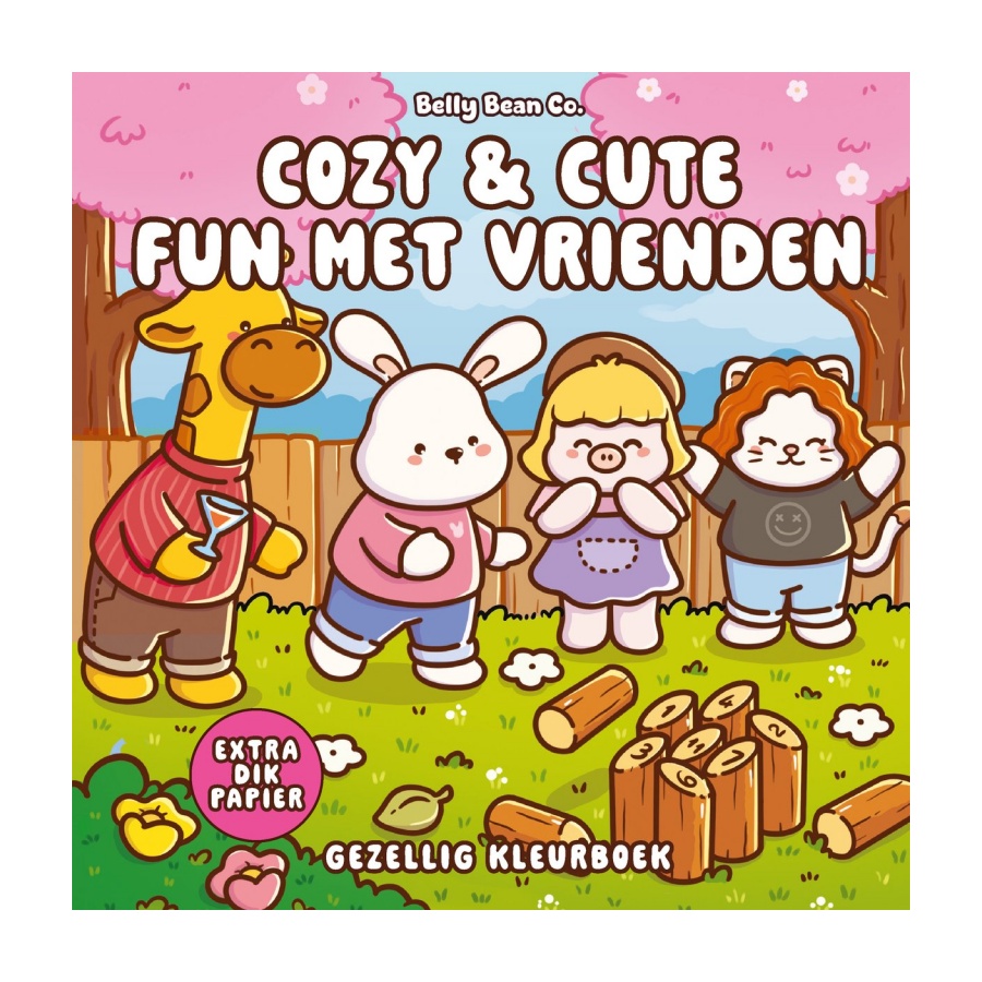 Kleurboek fun met vrienden