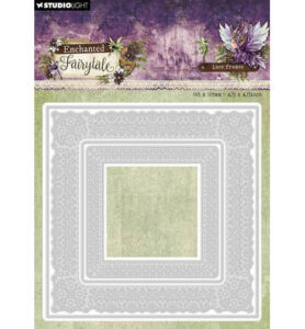 Stansmal Lace frame vierkant Enchanted Fairytale