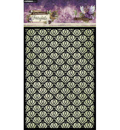 Stencil Closed Florals Enchanted Fairytale