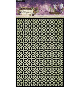 Stencil Floral pattern Enchanted Fairytale