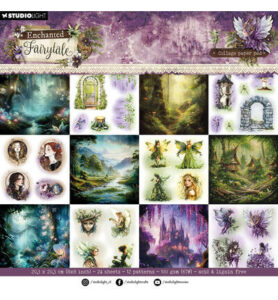 Collage paperpad Enchanted Fairytale