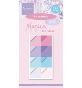 Cardstock magical garden