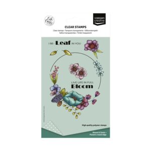 Stempel flowers round edge