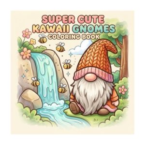 Kleurboek kawaii gnomes
